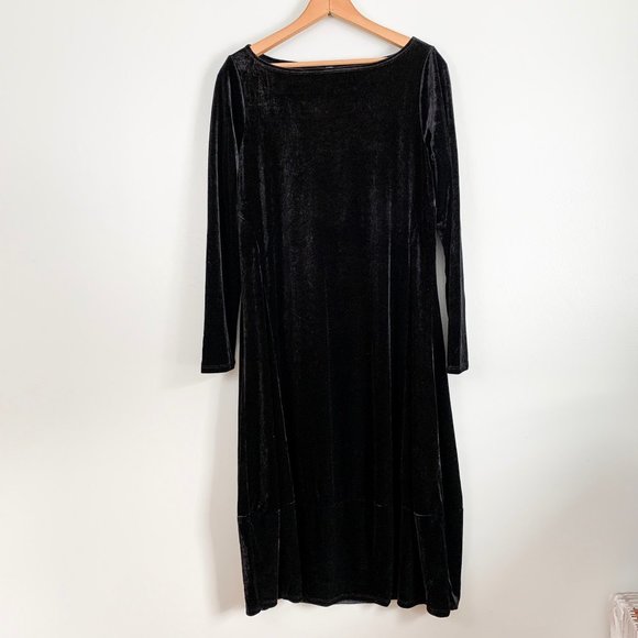 marla wynne velvet balloon dress